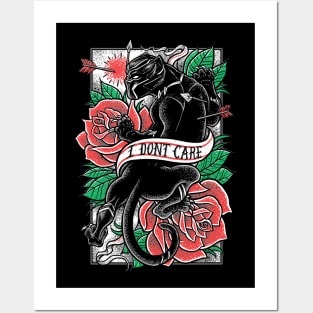I DONT CARE Posters and Art